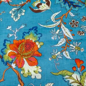 BW Taj Mahal Floral blau
