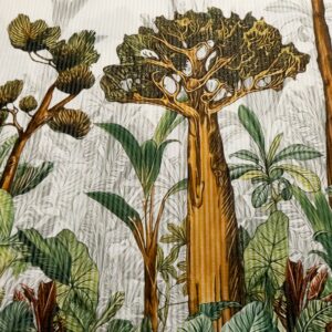 Seersucker Orientalischer Garten - Rapport 140cm