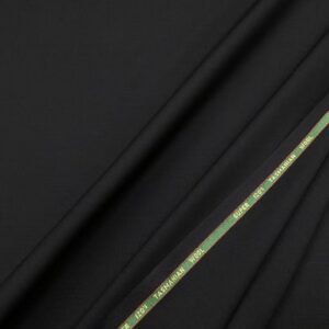 Wolle Gabardine Tasmanien SUPER 120'S schwarz