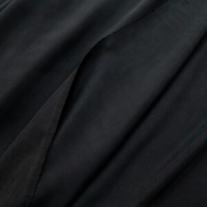 Cupro uni schwarz