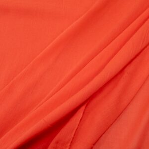 Borken Krepp Baumwolle rot