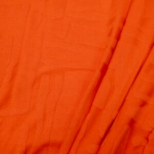 BWStrick ton in ton grafisch orangerot