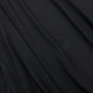 Viskosekrepp Sable schwarz
