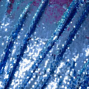 Pailetten Stretch hellblau