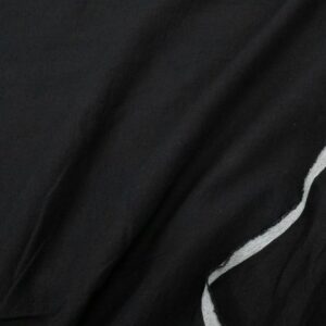 Leinen  rau washed Look schwarz