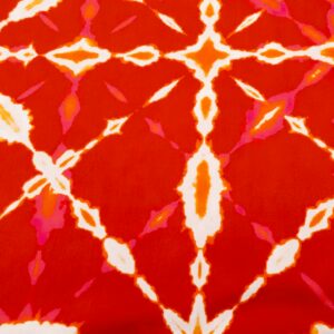 BW Popeline Batik rot-orange