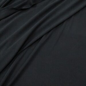 Viskose Rip Jersey schwarz