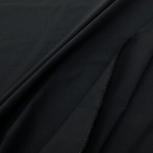 Baumwolle Popeline Papertouch stone washed schwarz