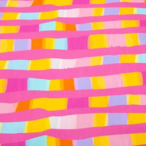BW Twill pink Abstract Blocks